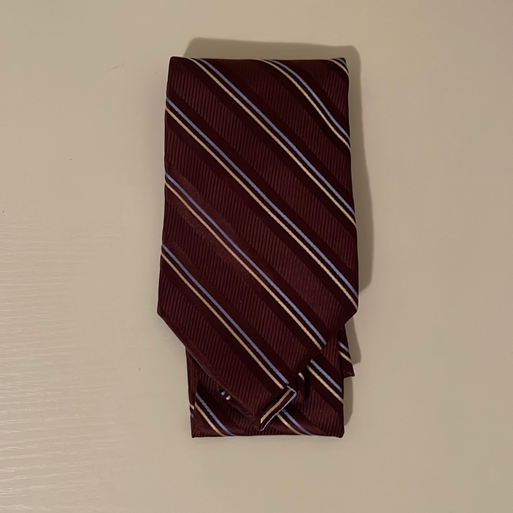 Van Heusen Diagonally Striped Tie